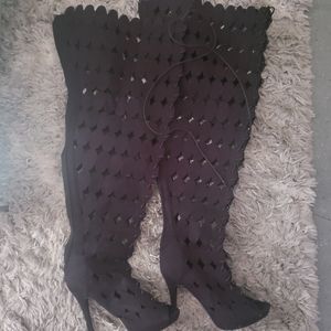 Thigh high boots
